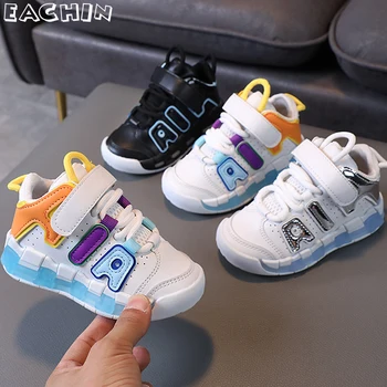 Спортивная обувь для девочек и мальчиков EACHIN, Детская обувь, нескользящие кроссовки для малышей, повседневная мягкая обувь для детей, уличная обувь для маленьких детей