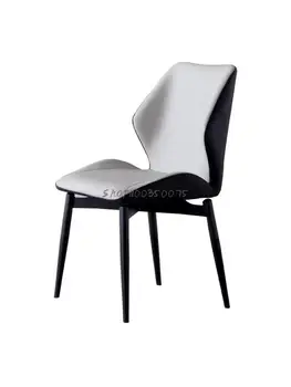 Изготовленный на заказ Роскошный обеденный стул Nordic Light, Современный минималистичный Дизайнерский Домашний стул со спинкой, Минималистичный Удобный ресторан