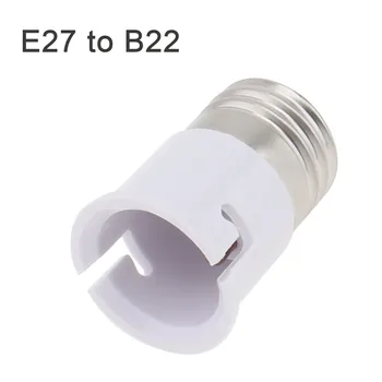 Адаптер E27-B22, адаптер-преобразователь винта в розетку B22, адаптер для светодиодной лампы накаливания CFL, держатель лампы накаливания E27-B22, адаптер
