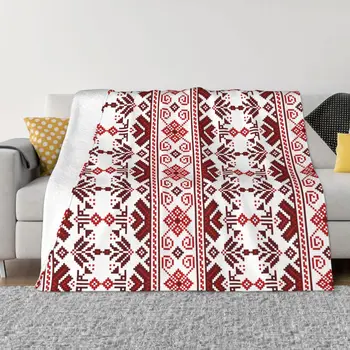 Вышивка нитками, одеяла-вышиванки, фланель, Весна-осень, украинский Народный Этнический орнамент, покрывало для дивана, дорожное одеяло